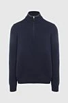 Gran Sasso Wool troyer blue for men - 100% wool. Closure: Zipper. Country of manufacture: Italy. Care: specialized cleaning - photo 1