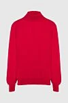 Gran Sasso Men's high-collared stand-up woolen sweater red - High collar stand. 100% wool. Country of manufacture: Italy. Care: specialized cleaning - photo 1