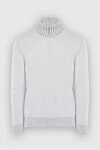 Gran Sasso Cashmere men's golf in white - High neck. 100% cashmere. Country of manufacture: Italy. Care: specialized cleaning - photo 1