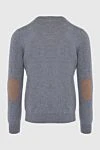 Cashmere jumper gray for men Gran Sasso - 100% cashmere. Country of manufacture: Italy. Care: specialized cleaning - photo 6