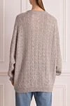 Gray jumper for women Brunello Cucinelli - Pocket: patch chest pocket. textured knitwear. 42% mohair, 38% polyamide, 20% wool. Country of manufacture: Italy. Care: specialized cleaning - photo 4