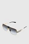 Balmain Men's yellow metal and plastic sunglasses for sun protection - UV protection. plastic, metal. Country of manufacture: Italy. Care: specialized cleaning - photo 3