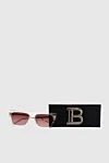 Balmain Transparent sunglasses for women with brown lenses - Additional: UV protection. plastic, metal. Country of manufacture: Italy. Care: specialized cleaning - photo 5