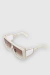 Balmain Sunglasses for women white square - Additional: UV protection. plastic, metal. Country of manufacture: Italy. Care: specialized cleaning - photo 3