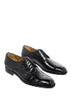 Cesare di Napoli Black alligator leather men's shoes - Textured leather. 100% alligator skin. Lace-up. Interior: Alligator. Insole: Leather. Heel height: 2cm. Outsole: Other materials. Country of manufacture: Italy. Care: specialized cleaning - photo 3