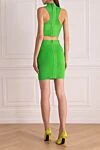 Костюм зі спідницею зелений Herve Leger - 77% район, 22% нейлон, 1% спандекс. блискавка. Країна виробник: Італія. Догляд: спеціалізоване чищення - фото 4