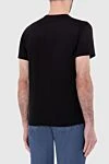 Tombolini Black cotton T-shirt for men - 100% cotton. Country of manufacture: Italy. Care: specialized cleaning - photo 3