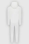 Men's sports suit made of polyamide and elastane, white Tombolini - Additionally: Hood. Composition: 85% polyamide, 15% elastane. Closure: Drawstring, zipper. Pockets: Four side pockets. Country of manufacture: Italy. Care: specialized cleaning - photo 6