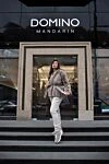 Brunello Cucinelli Брюки из шерсти бежевые женские бежевые - три кармана. 94% шерсть, 6% лен. эластичный пояс со шнуровкой. Страна производитель: Италия. Уход: специализированная чистка - фото 7