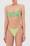 The Andamane Swimsuit bottom made of polyamide and elastane green women's - 94% polyamide, 6% elastane. Country of manufacture: Italy. Care: specialized cleaning - photo 3