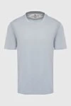 Brunello Cucinelli Gray cotton T-shirt for men - 100% cotton. Country of manufacture: Italy. Care: specialized cleaning - photo 1