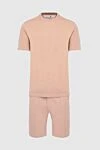 Brunello Cucinelli Костюм спортивный мужской из хлопка бежевый спортивный - 100% хлопок. Кулиска, молния. Четыре боковых кармана. Страна производитель: Италия. Уход: специализированная чистка - фото 1