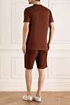 Костюм спортивный мужской из хлопка бежевый спортивный Brunello Cucinelli - 100% хлопок. Кулиска, молния. Четыре боковых кармана. Страна производитель: Италия. Уход: специализированная чистка - фото 4
