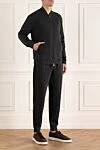 Brunello Cucinelli Костюм спортивный мужской из хлопка и полиамида серый - 94% хлопок, 6% полиамид. Кулиска, молния. Четыре боковых кармана. Страна производитель: Италия. Уход: специализированная чистка - фото 3