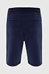 Blue cotton shorts for men Brunello Cucinelli - raw edge. 100% linen. Closure: zipper, button. Three side pockets, two back pockets. Country of manufacture: Italy. Care: specialized cleaning - photo 6