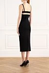 Frida matte jersey dress black Khaite - 83% viscose, 17% polyester. Closure: hooks. Country of manufacture: Italy. Care: specialized cleaning - photo 4