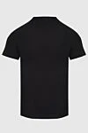 Black cotton T-shirt for men Billionaire - logo embroidery. 100% cotton. Country of manufacture: Italy. Care: specialized cleaning - photo 6