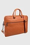 Bottega Veneta Портфель из кожи бежевый - плетение. 100% кожа. боковой карман. молния. Страна производитель: Италия. Уход: специализированная чистка - фото 3