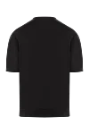 Short sleeve jumper made of silk and cotton brown men's (markdown) Cesare di Napoli - Short sleeve. 55% silk, 45% cotton. Country of manufacture: Italy. Care: specialized cleaning - photo 6