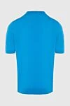 Cotton short sleeve jumper blue for men Cesare di Napoli - Short sleeve. 100% cotton. Country of manufacture: Italy. Care: specialized cleaning - photo 6