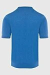 Cotton short sleeve jumper blue for men Cesare di Napoli - Optional: Short sleeve. Composition: 100% cotton. Country of manufacture: Italy. Care: specialized cleaning - photo 6