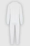 White women's walking suit made of cotton Mother Denim - slogan on the sleeve. 100% cotton. Country of manufacture: Italy. Care: specialized cleaning - photo 6