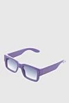 Giuseppe Di Morabito Rectangular purple glasses for women - Additional: UV protection. plastic, metal. Country of manufacture: Italy. Care: specialized cleaning - photo 3