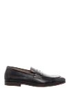 Doucal`s Black leather loafers for men - 100% leather. Country of manufacture: Italy. Care: specialized cleaning - photo 1