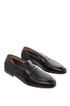 Doucal`s Black leather loafers for men - 100% leather. Country of manufacture: Italy. Care: specialized cleaning - photo 3