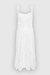 Charo Ruiz White cotton and polyester dress for women - hidden zipper. lace, ruffles. 70% cotton, 30% polyester. Country of manufacture: Italy. Care: specialized cleaning - photo 1