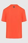 Philipp Plein Orange T-shirt with black monogram and Switzerland inscription - brand logo. 100% cotton. Country of manufacture: Italy. Care: specialized cleaning - photo 7