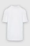 White cotton T-shirt for women MSGM - logo. 100% cotton. Country of manufacture: Italy. Care: specialized cleaning - photo 6