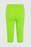 Light green cotton and polyamide leggings for women MSGM - 75% cotton, 25% polyamide. zipper. Country of manufacture: Italy. Care: specialized cleaning - photo 6