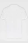 White cotton T-shirt for men Valentino - Decor: logo print. Composition: 100% cotton. Country of manufacture: Italy. Care: specialized cleaning - photo 6