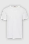 Valentino White cotton T-shirt for men - 100% cotton. Country of manufacture: Italy. Care: specialized cleaning - photo 1