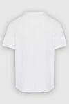 White cotton T-shirt for men Valentino - 100% cotton. Country of manufacture: Italy. Care: specialized cleaning - photo 6