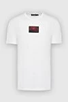 Dolce & Gabbana White cotton T-shirt for men - print pattern with logo. 100% cotton. Country of manufacture: Italy. Care: specialized cleaning - photo 1