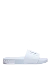 Dolce & Gabbana White rubber slippers for men - logo. 100% rubber. Country of manufacture: Italy. Care: specialized cleaning - photo 1