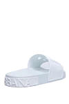 White rubber slippers for men Dolce & Gabbana - logo. 100% rubber. Country of manufacture: Italy. Care: specialized cleaning - photo 4