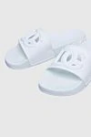 Dolce & Gabbana White rubber slippers for men - logo. 100% rubber. Country of manufacture: Italy. Care: specialized cleaning - photo 5