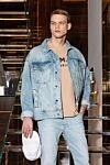 Balmain Світла футболка у відтінку мокко з логотипом на грудях - принт логотипу. 100% бавовна. Країна виробник: Італія. Догляд: спеціалізоване чищення - фото 7