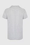 Gray cotton T-shirt for men Balmain - logo. 100% cotton. Country of manufacture: Italy. Care: specialized cleaning - photo 6