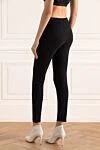 Black leggings made of polyamide and elastane for women Givenchy - 73% polyamide, 27% elastane. elastic belt. Country of manufacture: Italy. Care: specialized cleaning - photo 4