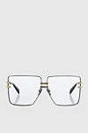 Balmain Glasses for women gray square large - Frame color: gold, silver. graphite. titanium. Country of manufacture: Italy. Care: specialized cleaning - photo 1