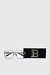 Balmain Glasses for women gray square large - Frame color: gold, silver. graphite. titanium. Country of manufacture: Italy. Care: specialized cleaning - photo 5