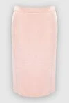 Tom Ford Pink viscose and linen skirt for women - 54% viscose, 46% linen. zipper. Country of manufacture: Italy. Care: specialized cleaning - photo 1