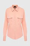 Tom Ford Women's blouse with pockets pink - Decoration: patch breast pockets. viscose, polyamide, elastane. buttons. Country of manufacture: Italy. Care: specialized cleaning - photo 1