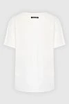 White T-shirt for women Tom Ford - 78% viscose, 14% polyamide, 8% elastane. Country of manufacture: Italy. Care: specialized cleaning - photo 6