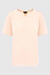 Tom Ford Pink T-shirt for women - 78% viscose, 14% polyamide, 8% elastane. Country of manufacture: Italy. Care: specialized cleaning - photo 1