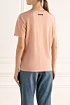 Pink T-shirt for women Tom Ford - 78% viscose, 14% polyamide, 8% elastane. Country of manufacture: Italy. Care: specialized cleaning - photo 4